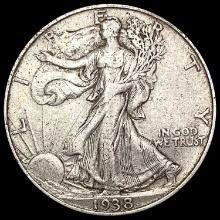 1938 Walking Liberty Half Dollar NEARLY UNCIRCULATED