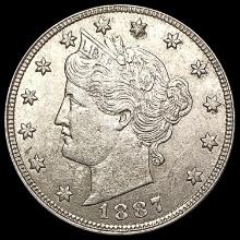 1887 Liberty Victory Nickel CLOSELY UNCIRCULATED