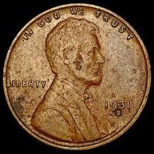 1931-S Wheat Cent NEARLY UNCIRCULATED