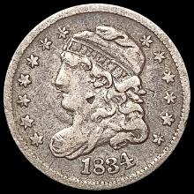 1834 Capped Bust Half Dime LIGHTLY CIRCULATED