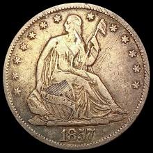 1857-S Seated Liberty Half Dollar NICELY CIRCULATED