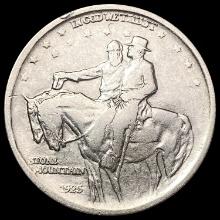 1925 Stone Mountain Half Dollar NEARLY UNCIRCULATED