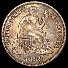 1888-S Seated Liberty Dime CLOSELY UNCIRCULATED