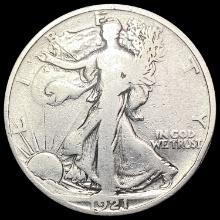 1921 Walking Liberty Half Dollar NICELY CIRCULATED