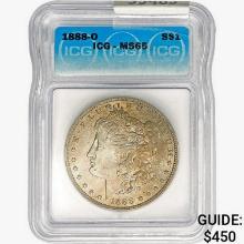 1888-O Morgan Silver Dollar ICG MS65