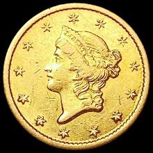 1851-O Rare Gold Dollar CLOSELY UNCIRCULATED