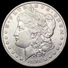 1891-CC Morgan Silver Dollar CLOSELY UNCIRCULATED