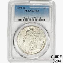 1904-O Morgan Silver Dollar PCGS MS63