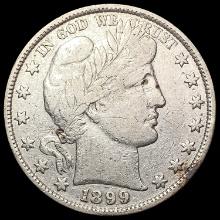 1899 Barber Half Dollar NICELY CIRCULATED