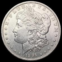 1891 S Morgan Silver Dollar CLOSELY UNCIRCULATED