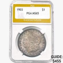 1903 Morgan Silver Dollar PGA MS65