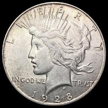 1928 S Silver Peace Dollar CLOSELY UNCIRCULATED