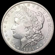 1881-S Morgan Silver Dollar GEM BU