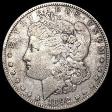 1892 Morgan Silver Dollar NEARLY UNCIRCULATED