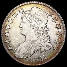 1831 Capped Bust Half Dollar NEARLY UNCIRCULATED