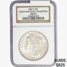 1882-S Morgan Silver Dollar NGC MS66