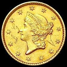 1853 Rare Gold Dollar CLOSELY UNCIRCULATED