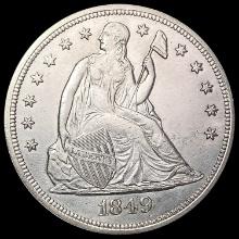 1849 Seated Liberty Dollar UNCIRCULATED