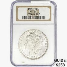 1885 Morgan Silver Dollar NGC MS64