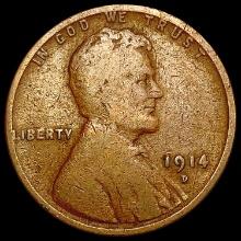 1914 D Wheat Cent NICELY CIRCULATED