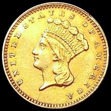 1861 Rare Gold Dollar CLOSELY UNCIRCULATED