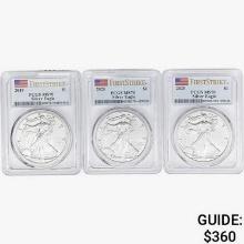 [3]2019-2020 Silver Eagle PCGS MS70