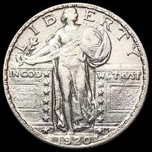 1920 S  Standing Liberty Quarter CHOICE AU