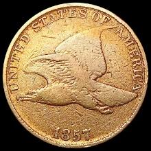 1857 Flying Eagle Cent LIGHTLY CIRCULATED