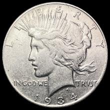 1934 S Silver Peace Dollar CLOSELY UNCIRCULATED