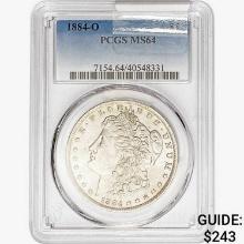 1884-O Morgan Silver Dollar PCGS MS64