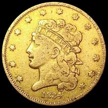 1834 $5 Gold Half Eagle LIGHTLY CIRCULATED