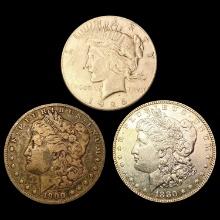 1800-1926 Silver Dollar Lot (3) HIGH GRADE