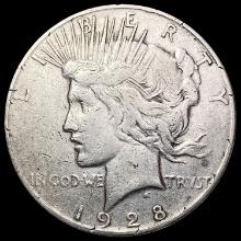 1928-S Silver Peace Dollar LIGHTLY CIRCULATED