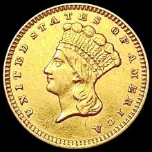 1873 Rare Gold Dollar CLOSELY UNCIRCULATED