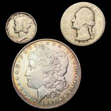 1887-1939 Type Coin Lot (3) HIGH GRADE