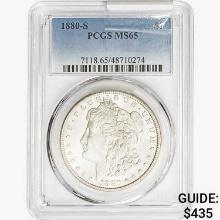 1880-S Morgan Silver Dollar PCGS MS65