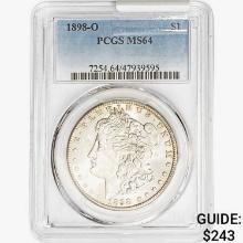 1898-O Morgan Silver Dollar PCGS MS64