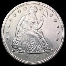 1860 O Seated Liberty Dollar UNCIRCULATED