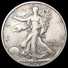 1920 S Walking Liberty Half Dollar LIGHTLY CIRCULATED