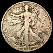 1919 Walking Liberty Nickel LIGHTLY CIRCULATED