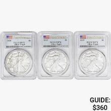 [3]2019-2020 Silver Eagle PCGS MS70