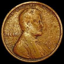 1909-S Wheat Cent NICELY CIRCULATED