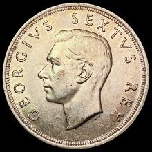 1952 South Africa 5 Shilling UNCIRCULATED