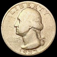 1932-S Washington Silver Quarter NICELY CIRCULATED