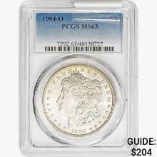 1904-O Morgan Silver Dollar PCGS MS63