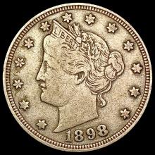 1898 Liberty Victory Nickel LIGHTLY CIRCULATED