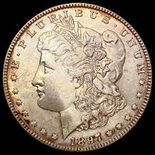 1897 Morgan Silver Dollar CHOICE AU