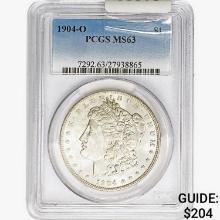 1904-O Morgan Silver Dollar PCGS MS63