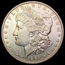 1891-S Morgan Silver Dollar CLOSELY UNCIRCULATED