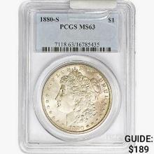 1880-S Morgan Silver Dollar PCGS MS63